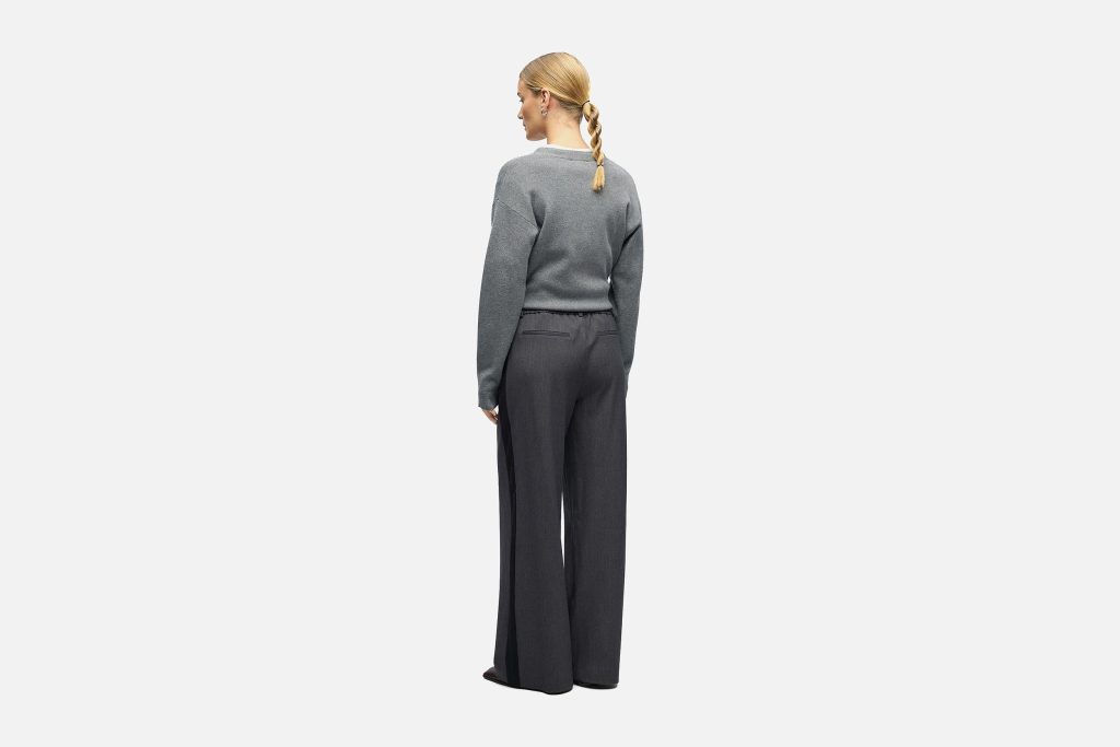 LISA WIDE PANTS MED GREY