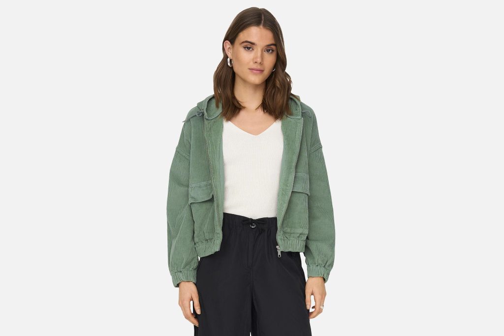 KENZIE CORD JACKET LILY PAD