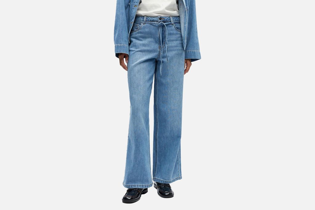 ROSIE WIDE JEANS LIGHT BLUE DENIM