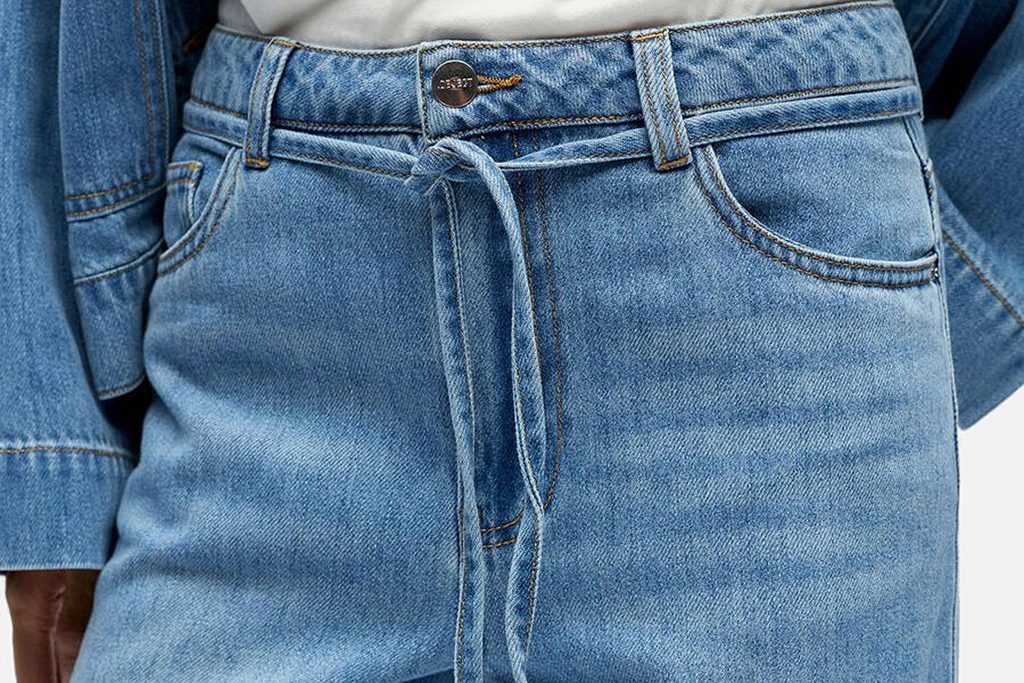 ROSIE WIDE JEANS LIGHT BLUE DENIM