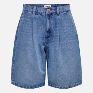 LIVY CHINO SHORT BLUE DENIM – Image 1