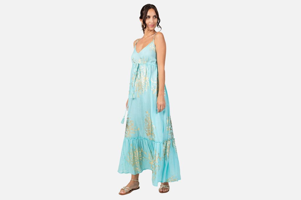 ROBE LO CORAIL BLEU CARAIBES