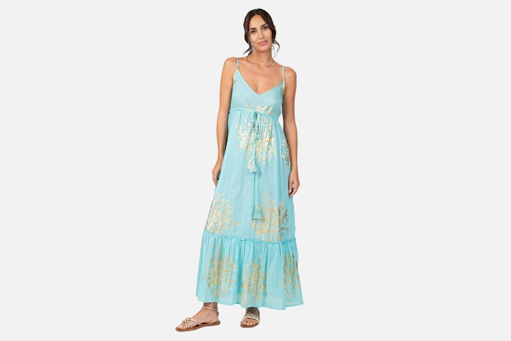 ROBE LO CORAIL BLEU CARAIBES