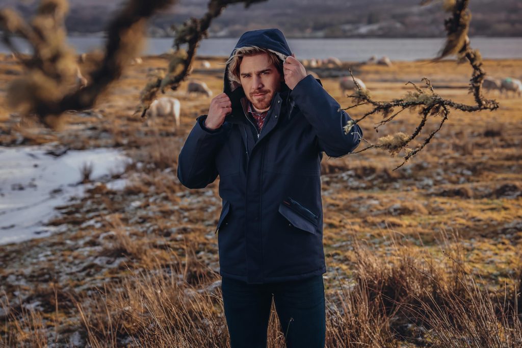 PARKA AFNF FUR NAVY