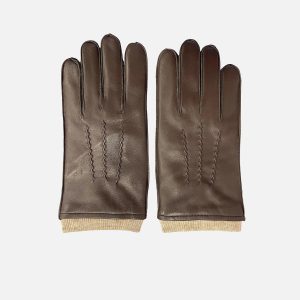 GLOVE ADNF LEATHER CHOCO BROWN - Image 1