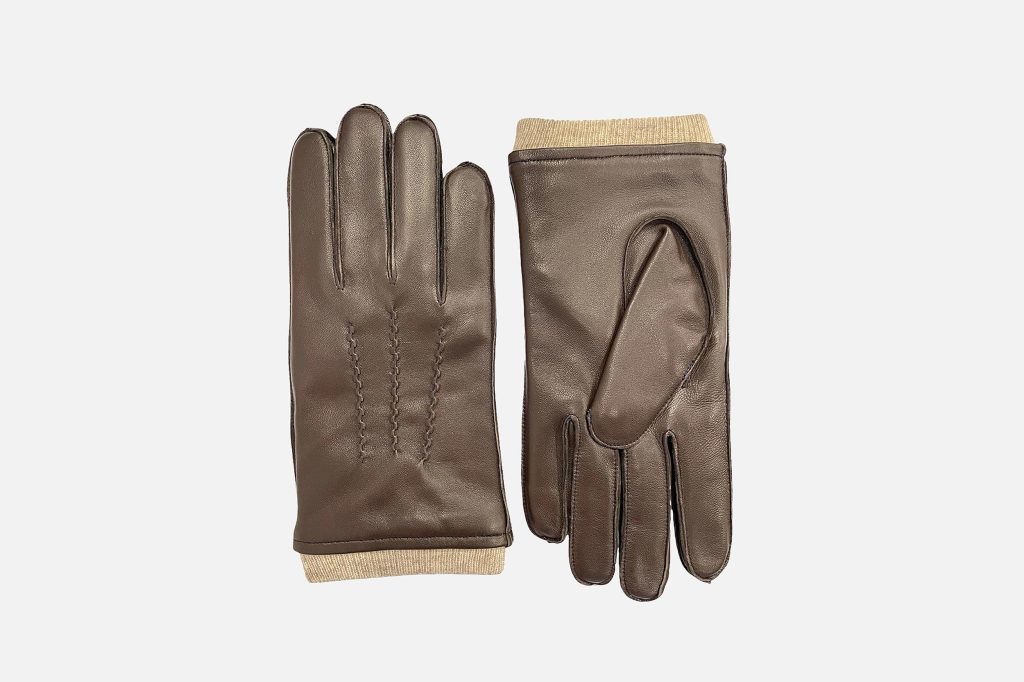 GLOVE ADNF LEATHER CHOCO BROWN
