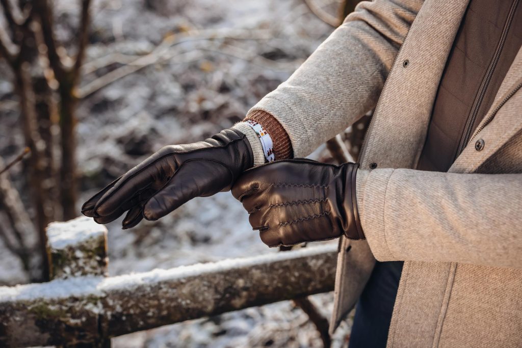 GLOVE ADNF LEATHER CHOCO BROWN