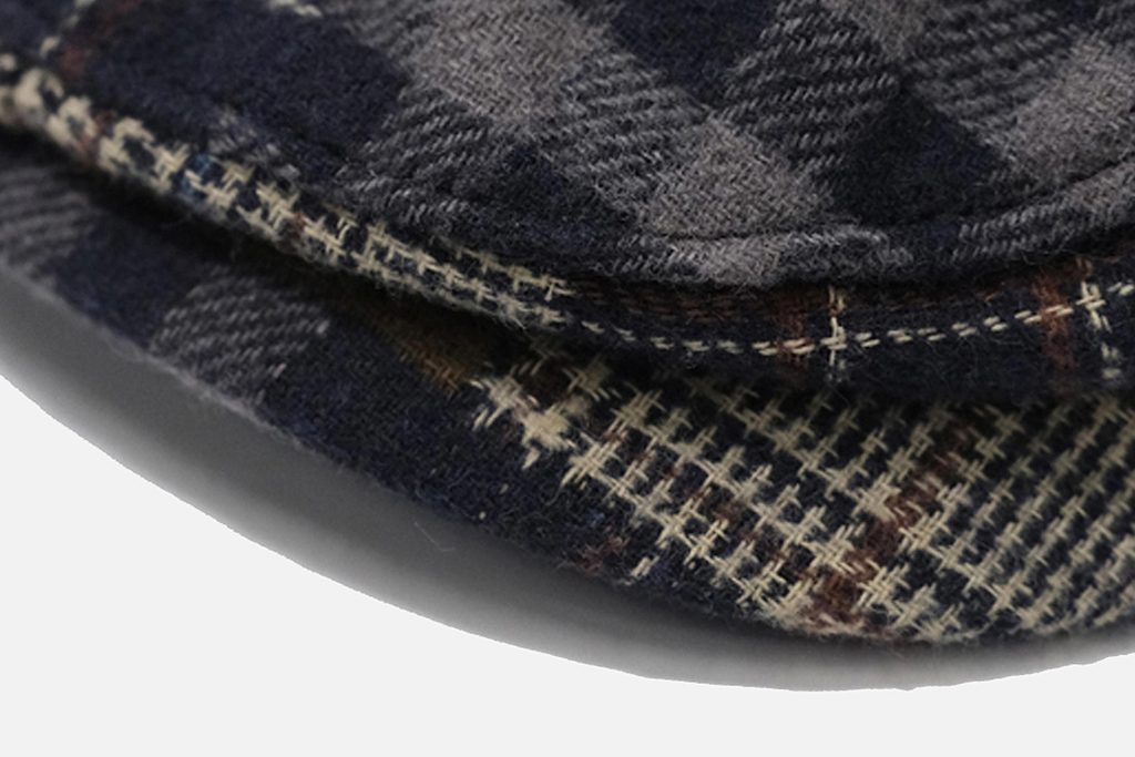 FLAT CAP CHECK DARK GREEN