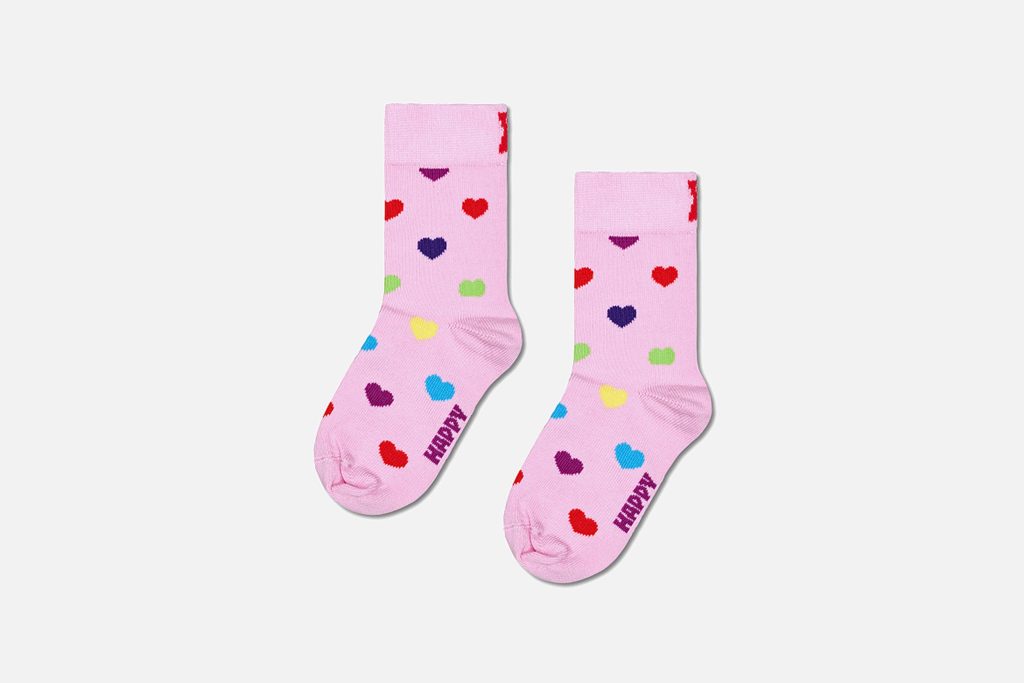 KIDS HEART PINK SOCK