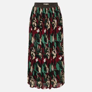 GABRI SKIRT BLACK LEAVES – Image 1
