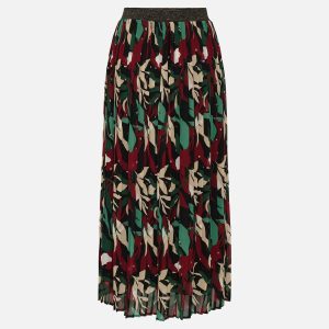 GABRI SKIRT BLACK LEAVES – Image 2