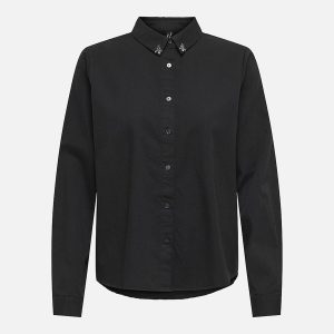 NOVA SHIRT BLACK DENIM - Image 1