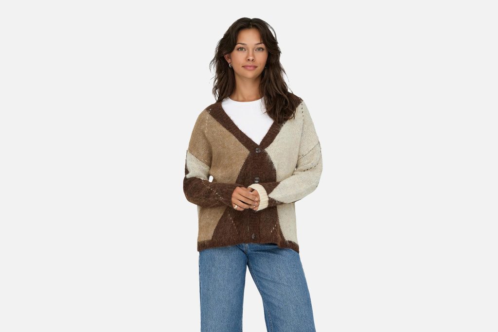 NOEME CARDI CHESTNUT COCOA