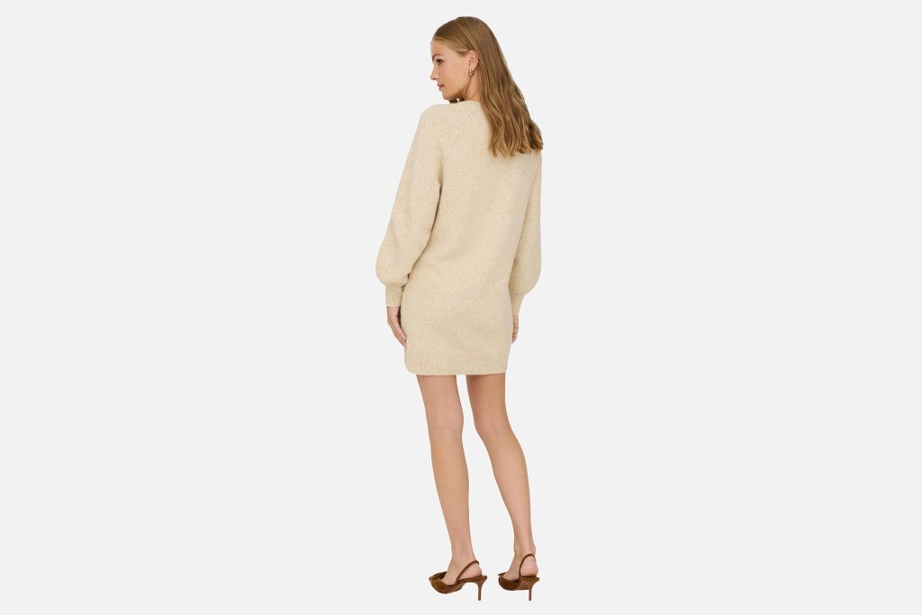 EMMA BUTTON DRESS STONE