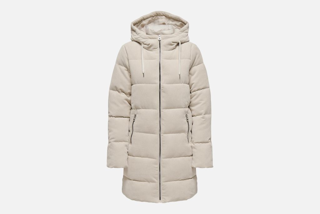 DOLLY CORD PUFFER COAT MOON