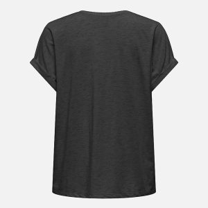 RINA TOP DK GREY SILVER GLIT - Image 2