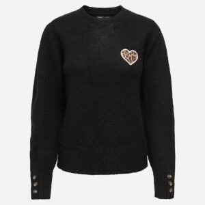 LAUREN BLACK LEO HEART - Image 1