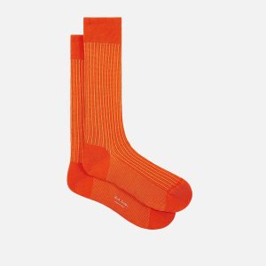 LENNY SOCKS STRIPES ORANGE - Image 1