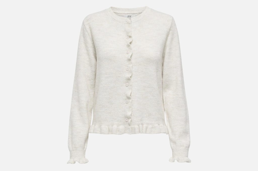 LETTY FRILL CARDI CLOUD DANCER