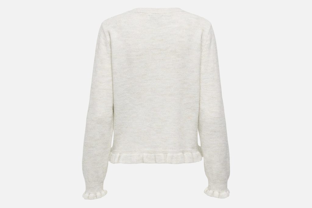 LETTY FRILL CARDI CLOUD DANCER