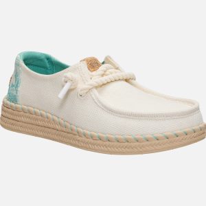 WENDY ESPADRILLE HIBISCUS EGRET – Image 2