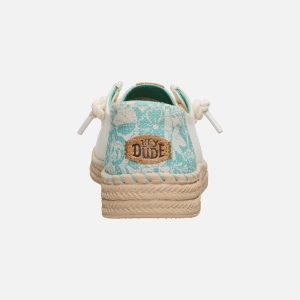 WENDY ESPADRILLE HIBISCUS EGRET – Image 3