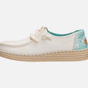 WENDY ESPADRILLE HIBISCUS EGRET – Image 4
