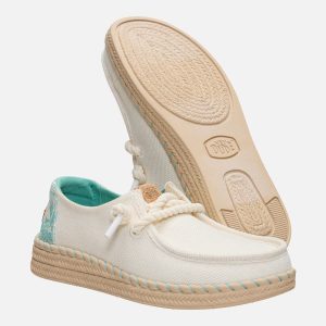WENDY ESPADRILLE HIBISCUS EGRET – Image 5