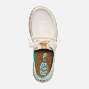 WENDY ESPADRILLE HIBISCUS EGRET – Image 6