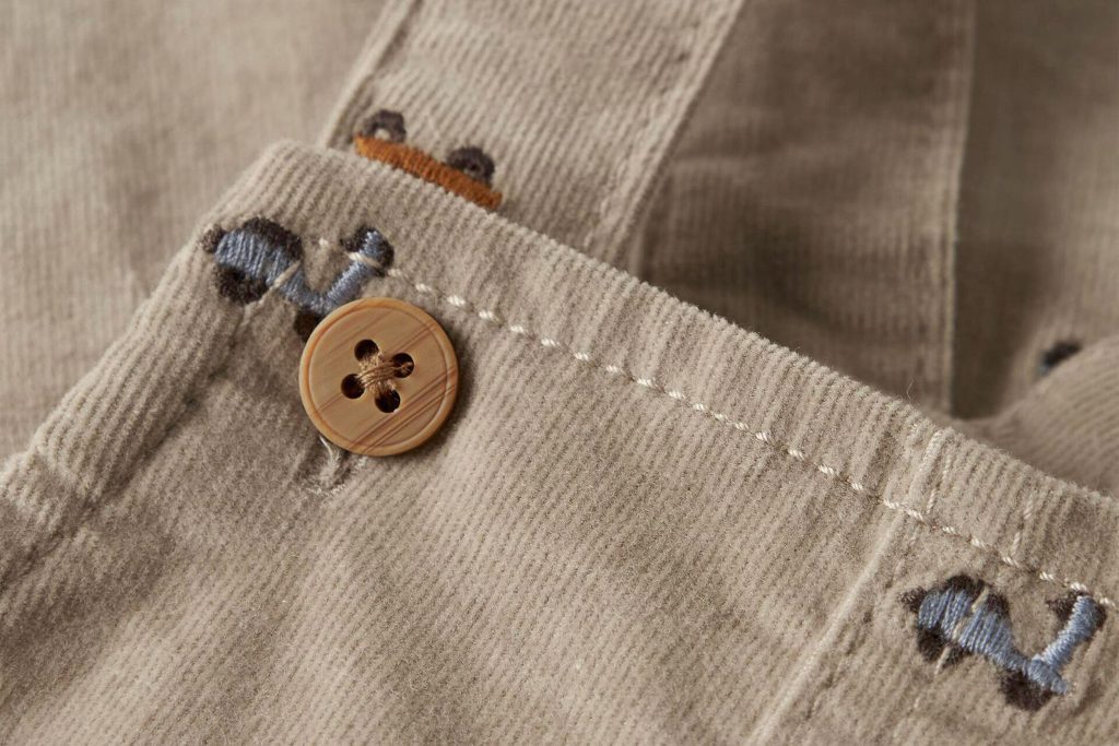 OVERALL RYAN EMB CORD FOSSIL