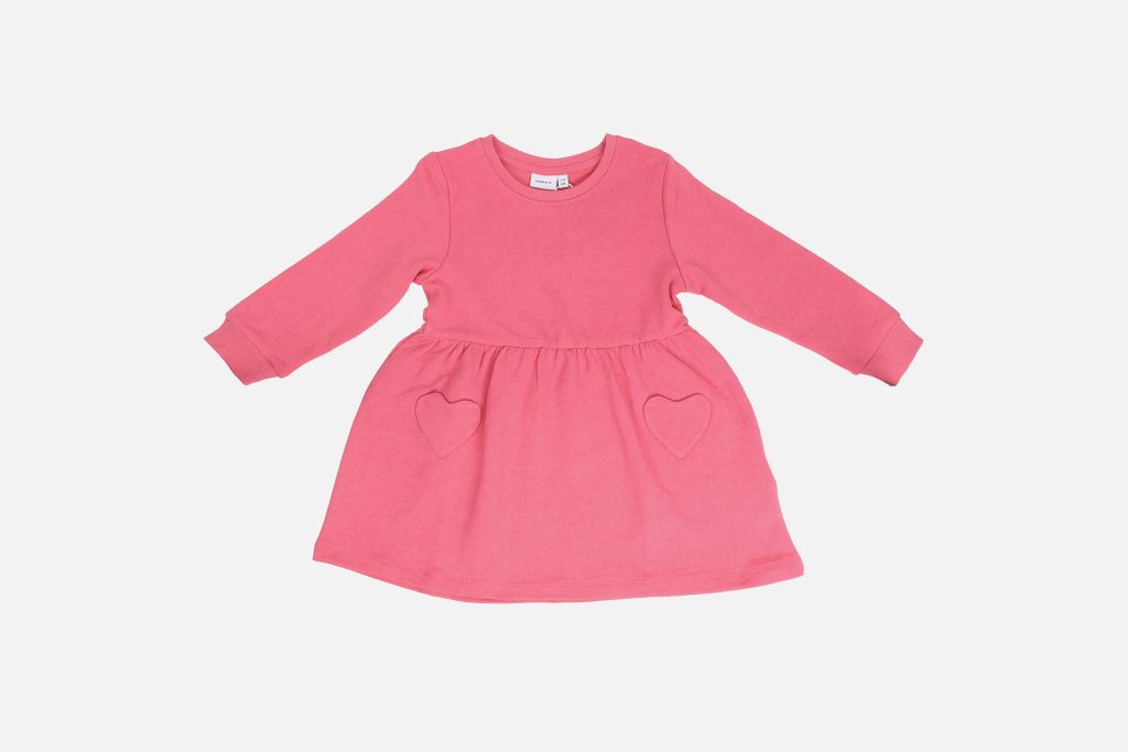 KATLA SWEAT DRESS RAPTURE ROSE