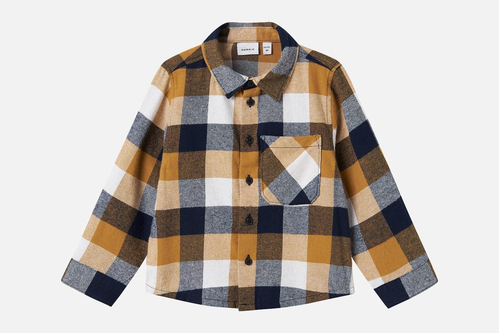 KEV SHIRT FLANNEL BROWN NAVY
