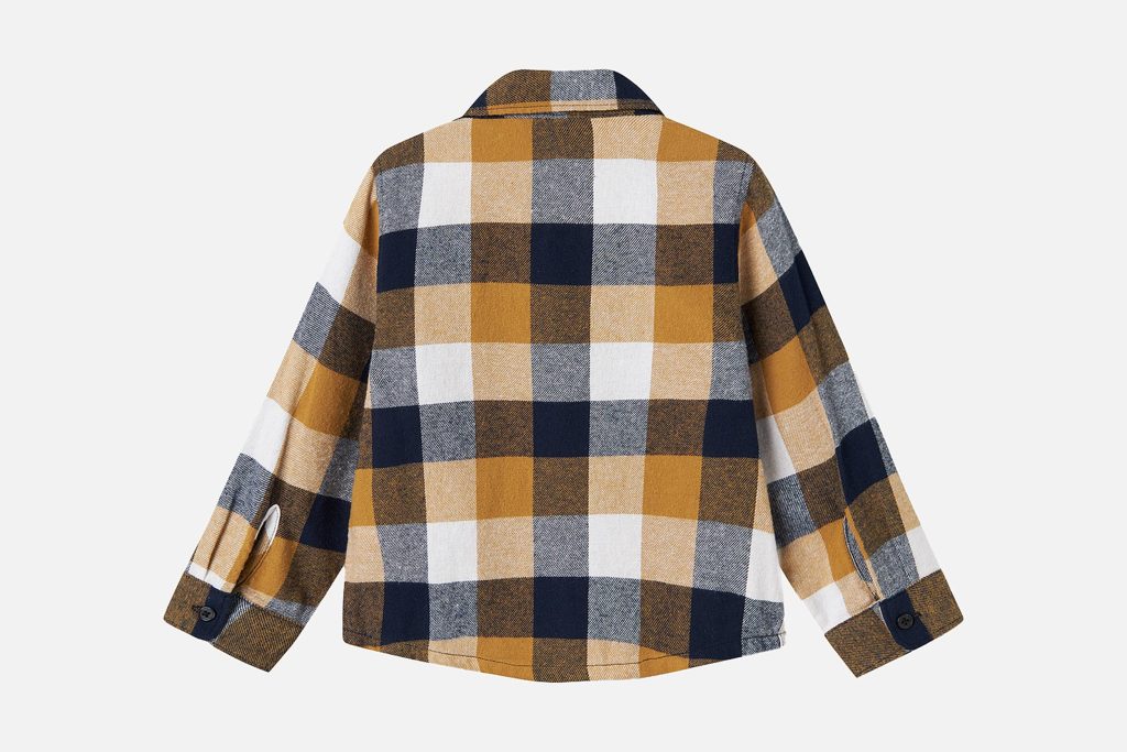 KEV SHIRT FLANNEL BROWN NAVY