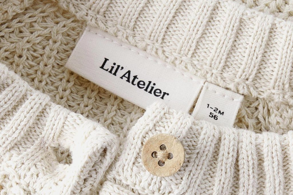 LIL CARIDGAN COEURS BEIGE