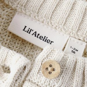 LIL CARIDGAN COEURS BEIGE - Image 3