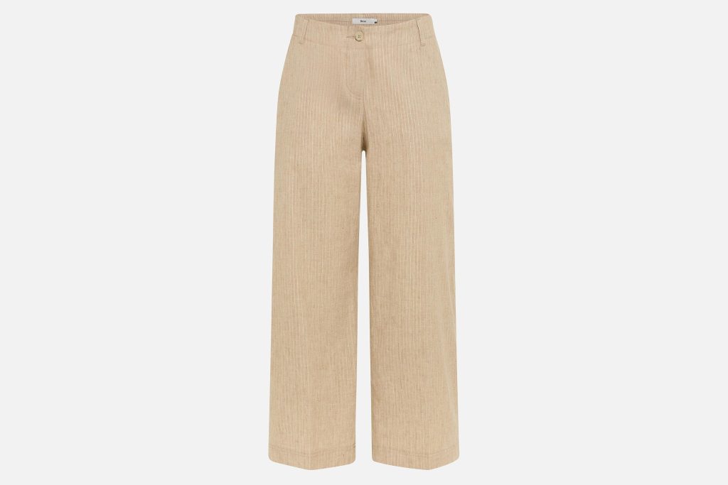 MAINE S LIN BEIGE STRIPES OR