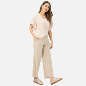 MAINE S LIN BEIGE STRIPES OR – Image 3