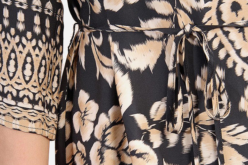 ROBE BOHEME NOIR TANIA