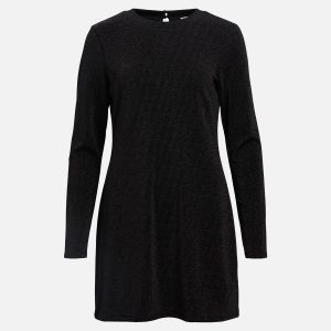 FILIPA DRESS SILVER BLACK – Image 1