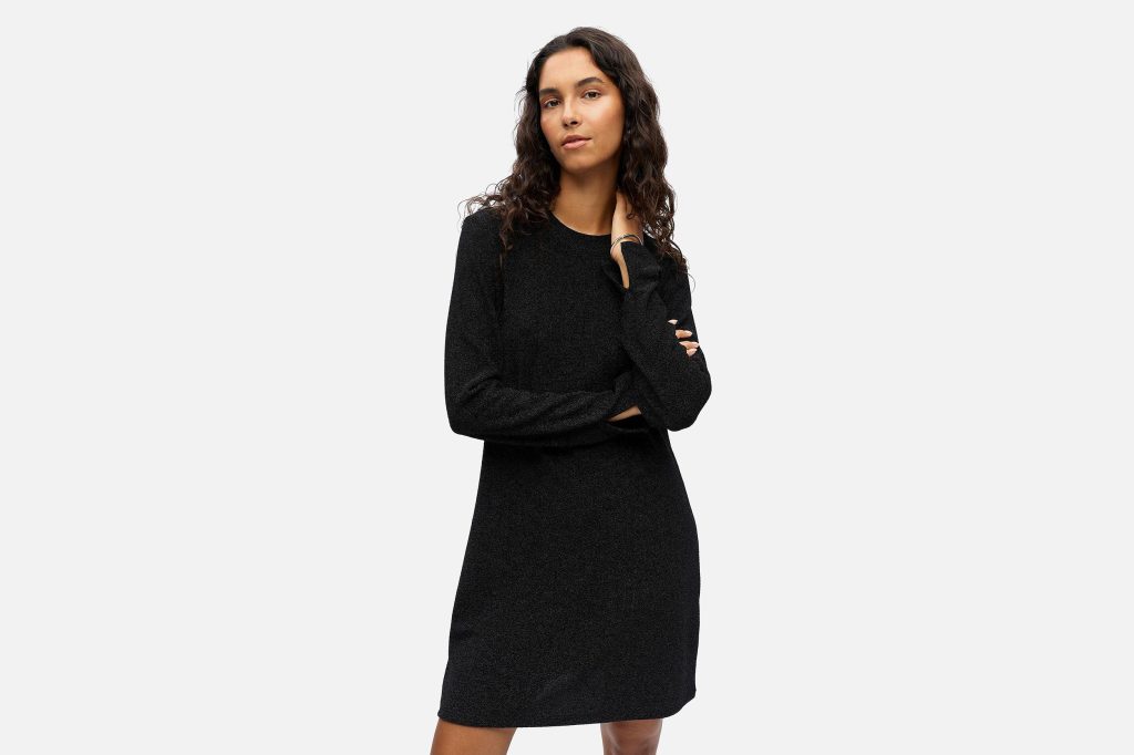 FILIPA DRESS SILVER BLACK