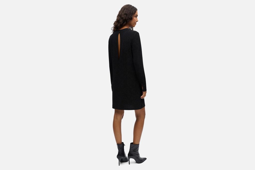FILIPA DRESS SILVER BLACK