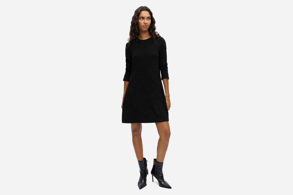 FILIPA DRESS SILVER BLACK