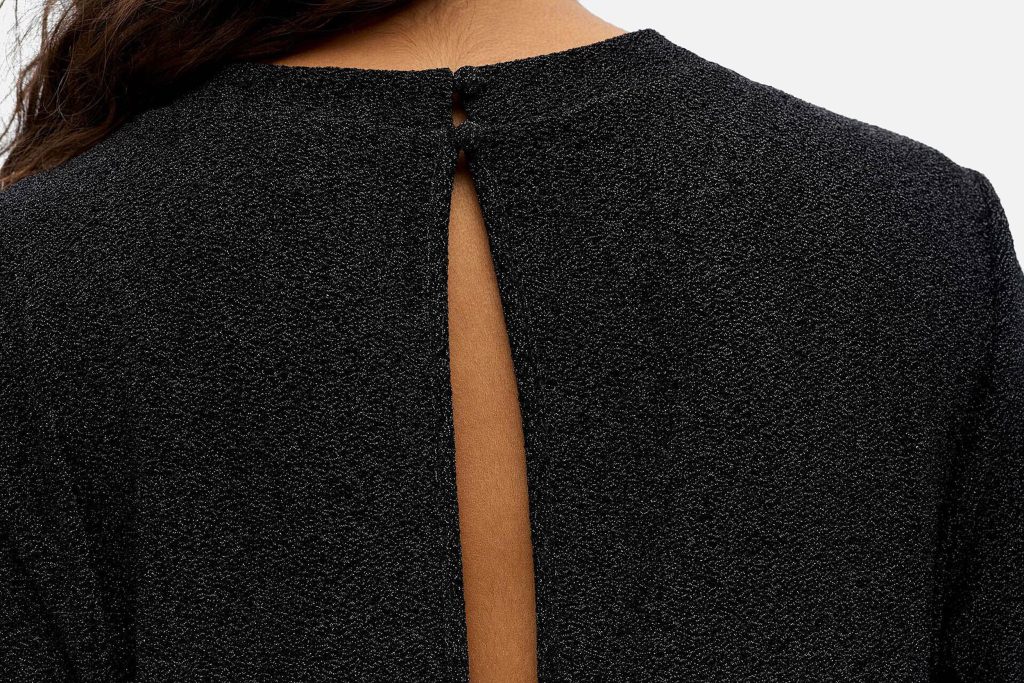 FILIPA DRESS SILVER BLACK