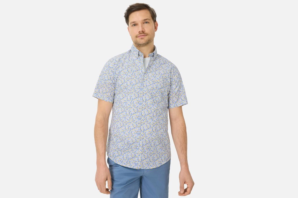 DAN P PRINT BLUE