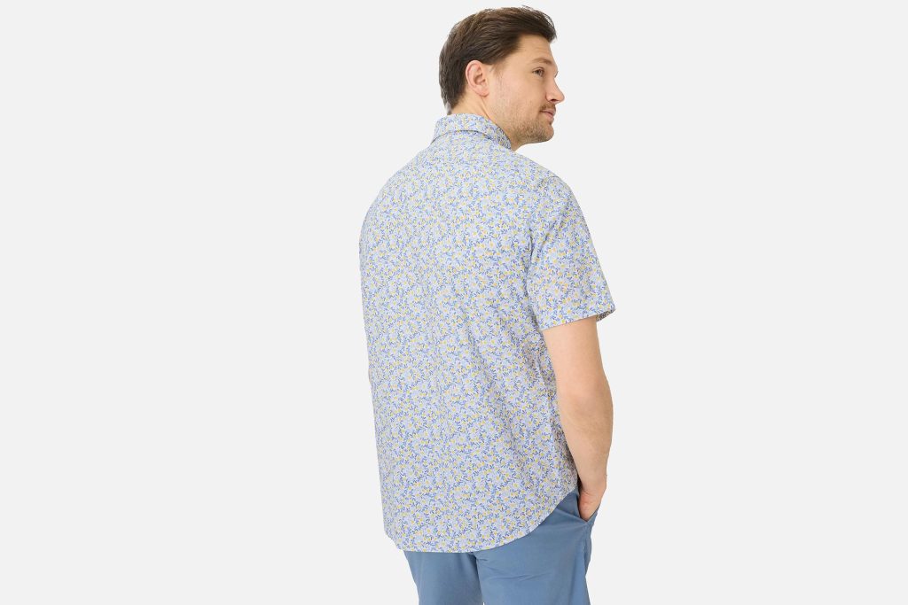DAN P PRINT BLUE