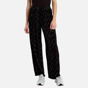 PANT VELOURS STRASS NOIR - Image 1