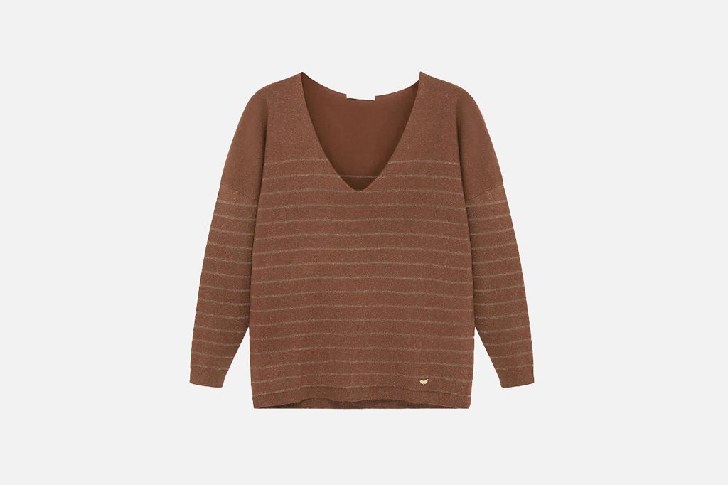 PULL ALYSON CHOCO RAYURES