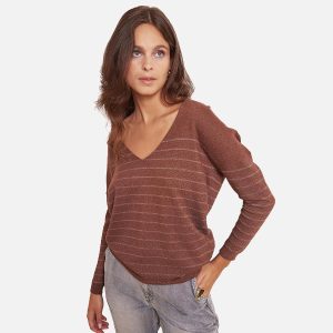 PULL ALYSON CHOCO RAYURES - Image 2