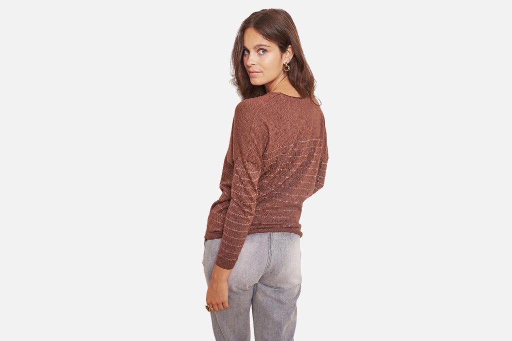 PULL ALYSON CHOCO RAYURES