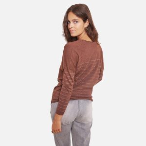 PULL ALYSON CHOCO RAYURES - Image 3